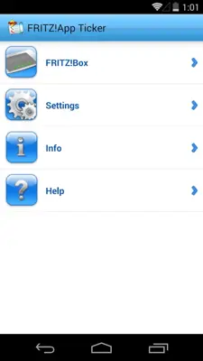 FRITZ!App Ticker Widget android App screenshot 0